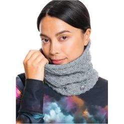 Roxy Blizzard Womens Collar 21-22 -Slope Chic Roxy Essentials Roxy Blizzard Collar 21 22 HGRY 1