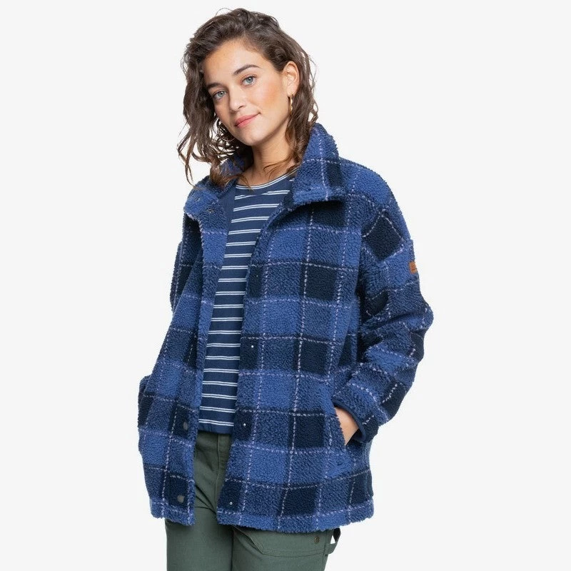 Roxy Set Your Sights Sherpa Jacket 1 Roxy Set Your Sights Sherpa Jacket