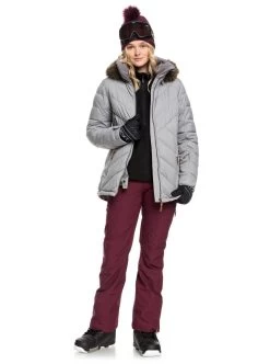 Roxy Quinn Women's Snow Jacket -Slope Chic Roxy Essentials erjtj03227 quinnjk w sjeh frt9