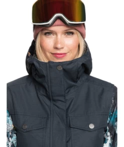 Roxy Cedar Women's Jacket -Slope Chic Roxy Essentials erjtj03276 roxy w kvj1 frt3