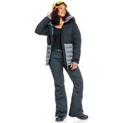 Roxy Quinn Snow Jackets -Slope Chic Roxy Essentials erjtj03322 roxy w kvj0 frt9