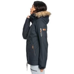 Roxy Meade Women's Jacket -Slope Chic Roxy Essentials erjtj03328 roxy w kvj0 frt2