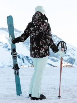 Roxy Jetty Women's Snow Jacket -Slope Chic Roxy Essentials erjtj03354 roxy l kvj5 bck1