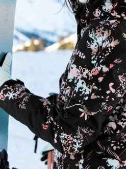 Roxy Jetty Women's Snow Jacket -Slope Chic Roxy Essentials erjtj03354 roxy l kvj5 bck2