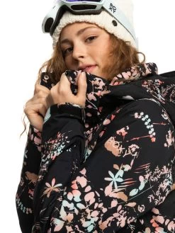 Roxy Jetty Women's Snow Jacket -Slope Chic Roxy Essentials erjtj03354 roxy w kvj5 frt3