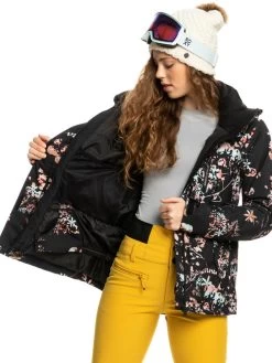 Roxy Jetty Women's Snow Jacket -Slope Chic Roxy Essentials erjtj03354 roxy w kvj5 frt6