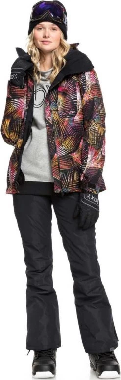 Roxy Ladies' Rushmore 2L GORE-TEX® Insulated Snow Pants 2019-2020 -Slope Chic Roxy Essentials erjtp03080 goretex2lrushmorept kvj0 true black gallery5 final