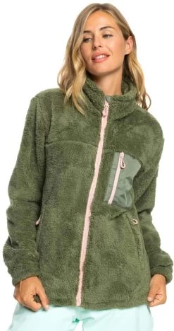 Roxy Ladies Alabama Full Zip Jacket 2022-2023 -Slope Chic Roxy Essentials roxy ladies alabama full zip jacket 2022 2023 ski pro 349981720