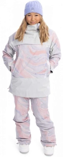 Roxy Ladies Chloe Kim Overhead Jacket 2022-2023 -Slope Chic Roxy Essentials roxy ladies chloe kim overhead jacket 2022 2023 ski pro 149582753