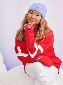 Roxy Ladies Chloe Kim Overhead Jacket 2022-2023 -Slope Chic Roxy Essentials roxy ladies chloe kim overhead jacket 2022 2023 ski pro 851030767
