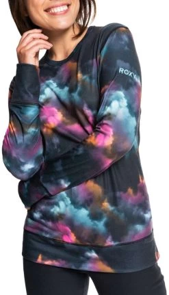 Roxy Ladies Daybreak Base Layer Top 2021-2022 -Slope Chic Roxy Essentials roxy ladies daybreak base layer top 2021 2022 ski pro 192884446