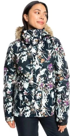 Roxy Ladies Jet Ski Insulated Jacket 2021-2022 -Slope Chic Roxy Essentials roxy ladies jet ski insulated jacket 2021 2022 602160152