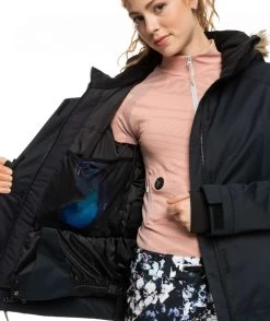 Roxy Ladies Meade Insulated Jacket 2022-2023 -Slope Chic Roxy Essentials roxy ladies meade insulated jacket 2022 2023 ski pro 129107848