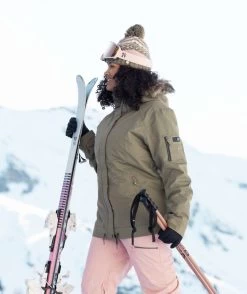Roxy Ladies Meade Insulated Jacket 2022-2023 -Slope Chic Roxy Essentials roxy ladies meade insulated jacket 2022 2023 ski pro 211102397